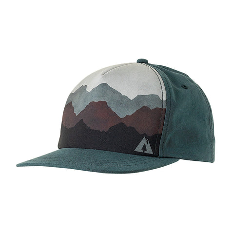 Ambler Mountain Scapes Cap - Mallard Green-Pumpkin Pie Kids Canada