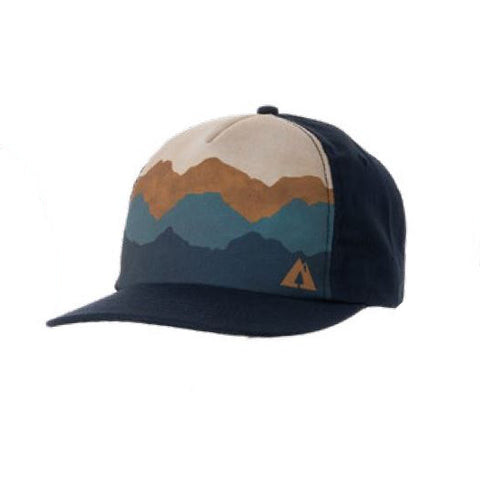 Ambler Mountain Scapes Cap - Navy-Pumpkin Pie Kids Canada