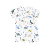 Angel Dear Polo Shortie - Soft Dinos-Pumpkin Pie Kids Canada
