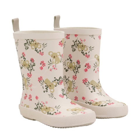 CeLaVi Rain Boot Wellies - Perfectly Pale Koala-Pumpkin Pie Kids Canada
