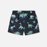 Deux Par Deux Boardshort - Dinosaurs-Pumpkin Pie Kids Canada
