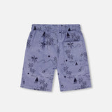 Deux Par Deux Chambray Shorts - Beach-Pumpkin Pie Kids Canada