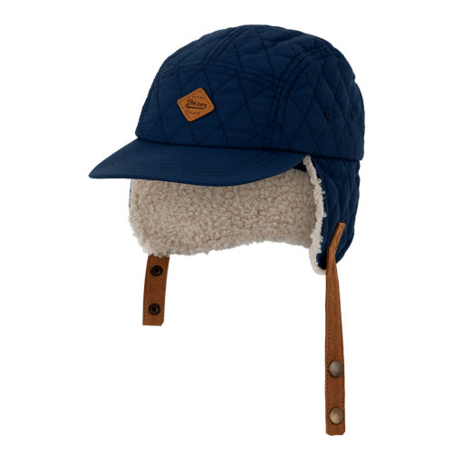 Dozer Trapper Palmers Hat - Navy-Pumpkin Pie Kids Canada