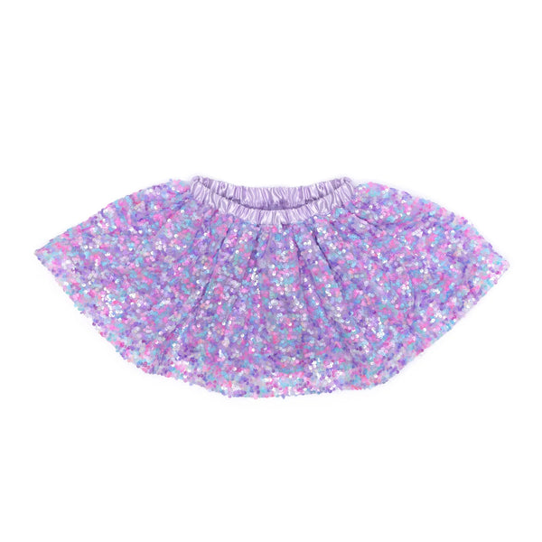Great Pretenders Purple Party Sequin Skirt-Pumpkin Pie Kids Canada