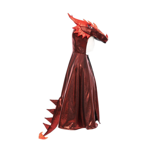 Great Pretenders Ruby The Metallic Dragon Cape-Pumpkin Pie Kids Canada