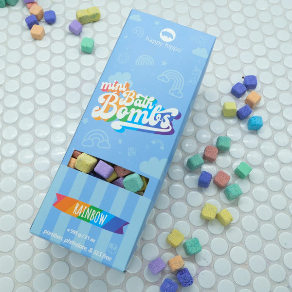 Happy Hippo Mini Bath Bombs Box - Rainbow-665987206014-Pumpkin Pie Kids Canada