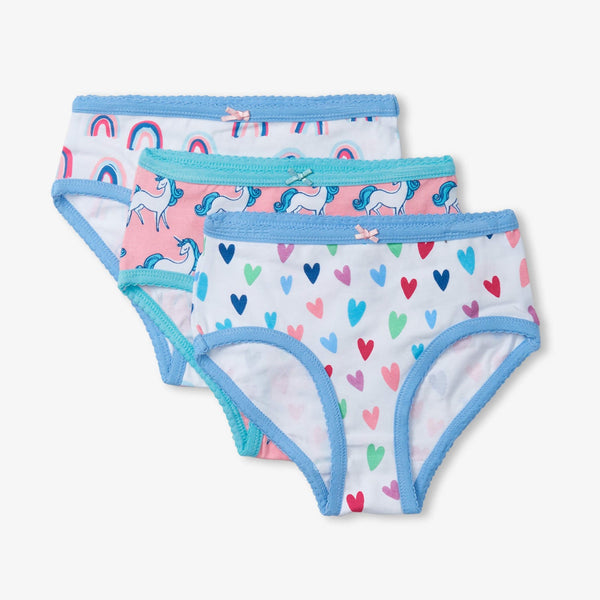 Hatley Brief Underwear 3pk - Pretty Patterns-Pumpkin Pie Kids Canada