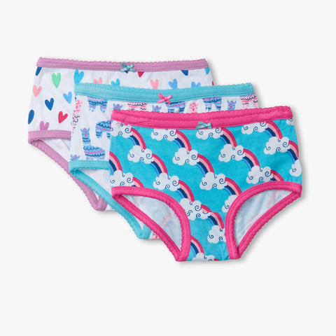 Hatley Hipster Underwear 3pk - Happy Prints-Pumpkin Pie Kids Canada