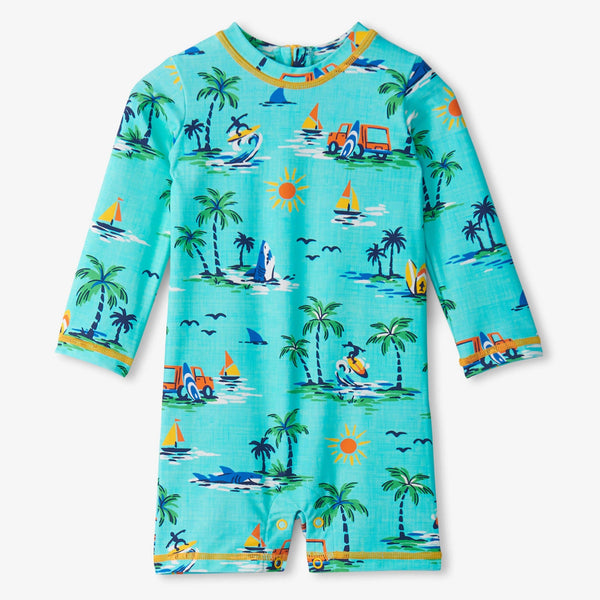 Hatley One-piece Rashguard - Vintage Holiday-Pumpkin Pie Kids Canada