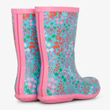 Hatley Packable Rain Boots - Ditsy Floral-Pumpkin Pie Kids Canada