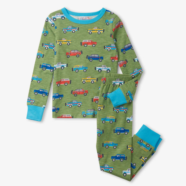 Hatley Pajama Set - Off Roading-Pumpkin Pie Kids Canada