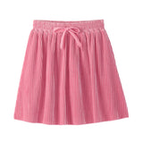 Hatley Pleated Velour Skirt - Sea Pink-Pumpkin Pie Kids Canada