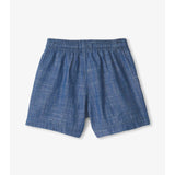 Hatley Pull On Shorts - Blue Indigo-Pumpkin Pie Kids Canada