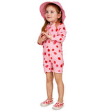 Jan & Jul 1pc UV Jumpsuit - Pink Strawberry-Pumpkin Pie Kids Canada
