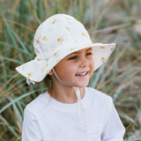 Jan & Jul Cotton Floppy Hat - Yellow Flower-Pumpkin Pie Kids Canada
