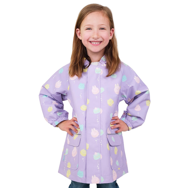 Jan & Jul Cozy-Dry Rain Jacket - Macarons-Pumpkin Pie Kids Canada