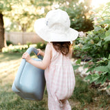 Jan & Jul Floppy Hat - White Eyelet-Pumpkin Pie Kids Canada