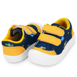 Jan & Jul Mini Canvas Sneaker - Big Trucks-Pumpkin Pie Kids Canada