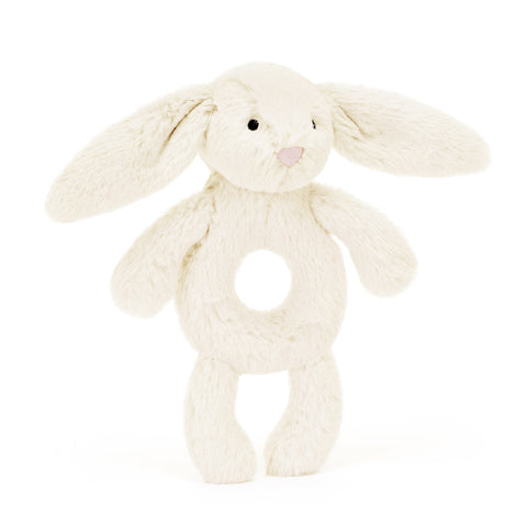 Jellycat Bashful Cream Bunny Ring Rattle-Pumpkin Pie Kids Canada