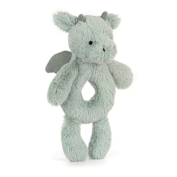 Jellycat Bashful Dragon Ring Rattle-Pumpkin Pie Kids Canada