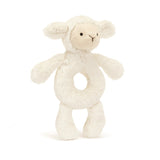 Jellycat Bashful Lamb Ring Rattle-Pumpkin Pie Kids Canada