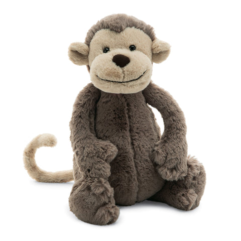 Jellycat Bashful Monkey Original-Pumpkin Pie Kids Canada