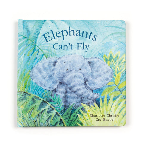 Jellycat Elephants Can't Fly Board Book-Pumpkin Pie Kids Canada
