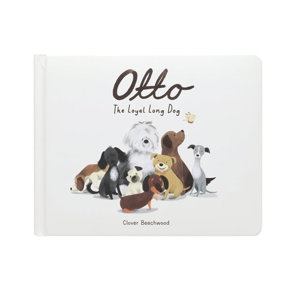 Jellycat Otto the Loyal Long Dog Book-Pumpkin Pie Kids Canada