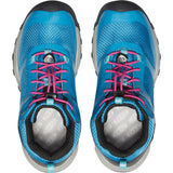 Keen Wanduro Mid WP Hiker - Fjord Blue/Fuchsia Purple-Pumpkin Pie Kids Canada