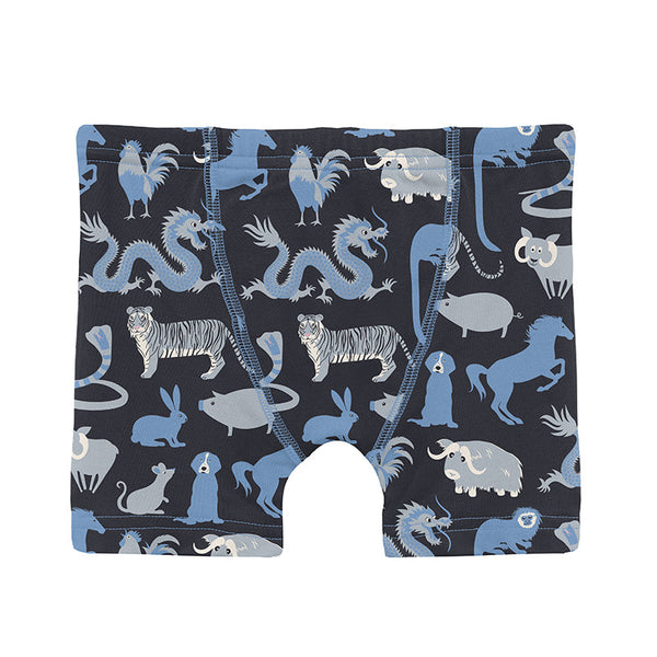 KicKee Pants Boxer Brief - Deep Space Chinese Zodiac-Pumpkin Pie Kids Canada