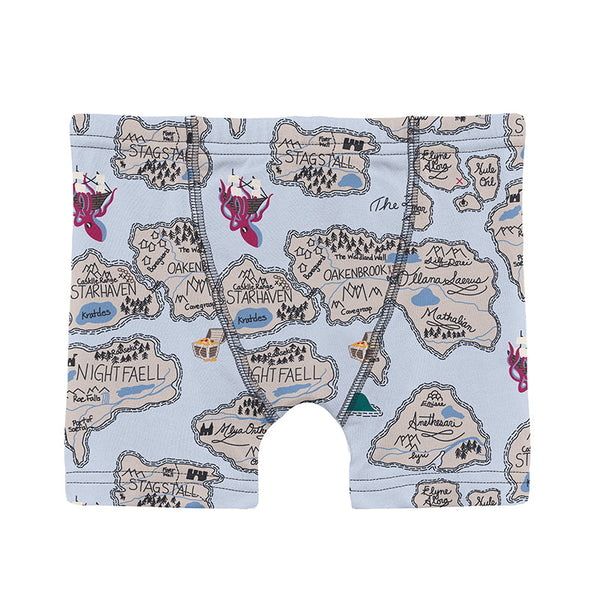 KicKee Pants Boxer Brief - Dew Pirate Map-SBB9-1-S24D2B-DEPM S-Pumpkin Pie Kids Canada