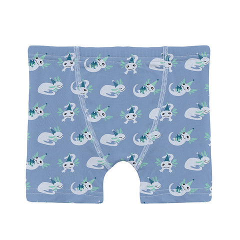 KicKee Pants Boxer Brief - Dream Blue Axolotl Party-Pumpkin Pie Kids Canada