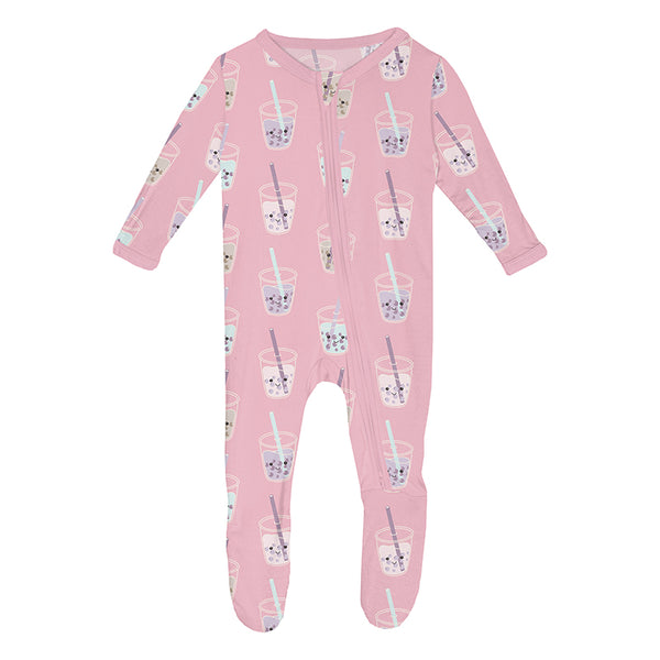 KicKee Pants Footie w/2W Zipper - Cake Pop Boba-Pumpkin Pie Kids Canada