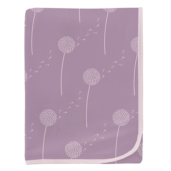KicKee Pants Swaddling Blanket - Lavender Dandelion Wish-Pumpkin Pie Kids Canada