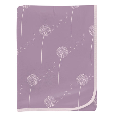 KicKee Pants Swaddling Blanket - Lavender Dandelion Wish-Pumpkin Pie Kids Canada