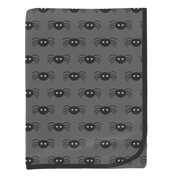 KicKee Pants Swaddling Blanket - Stone Spiders-Pumpkin Pie Kids Canada