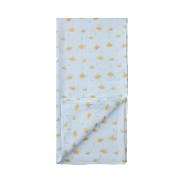 Loulou Lollipop Muslin Swaddle Blanket - Ocean Explorer-Pumpkin Pie Kids Canada