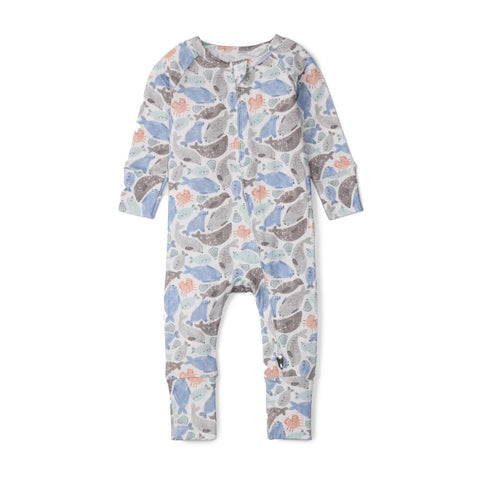 Loulou Lollipop Sleeper - Seals-Pumpkin Pie Kids Canada