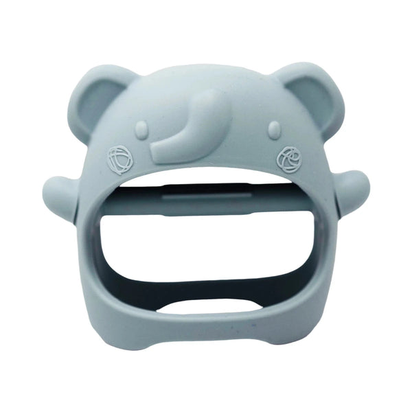Loulou Lollipop Teething Mitt - Elephant-Pumpkin Pie Kids Canada