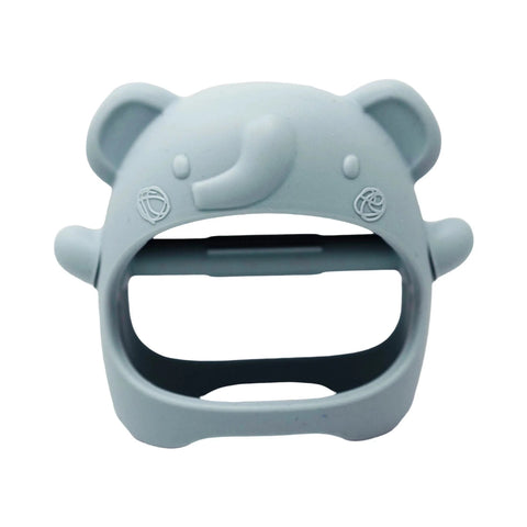 Loulou Lollipop Teething Mitt - Elephant-Pumpkin Pie Kids Canada