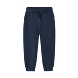 Mayoral Fleece Joggers - Navy-Pumpkin Pie Kids Canada