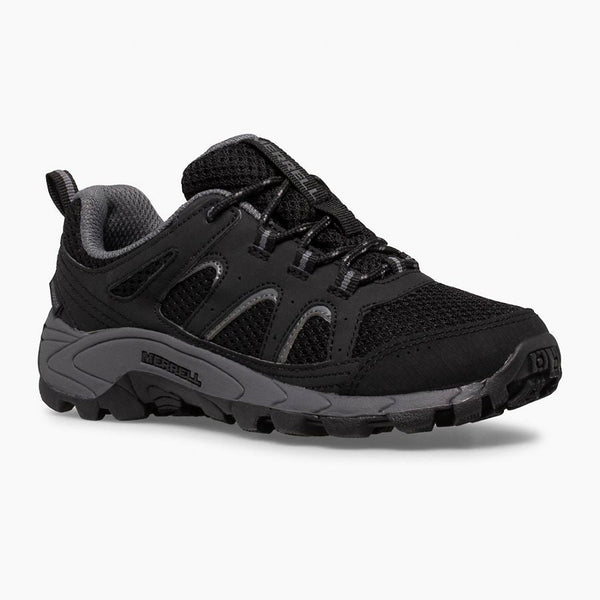 Merrell Oakcreek WP Hiker - Black/Grey-Pumpkin Pie Kids Canada