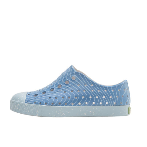 Native Shoes Jefferson Bloom - Shell White/Air Blue/New Shibori-Pumpkin Pie Kids Canada