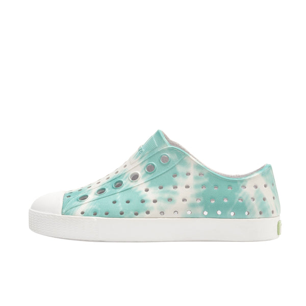 Native Shoes Jefferson Bloom - Shell White/Shell White/Ocean Waves-Pumpkin Pie Kids Canada