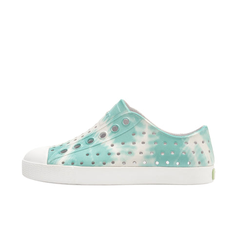 Native Shoes Jefferson Bloom - Shell White/Shell White/Ocean Waves-Pumpkin Pie Kids Canada