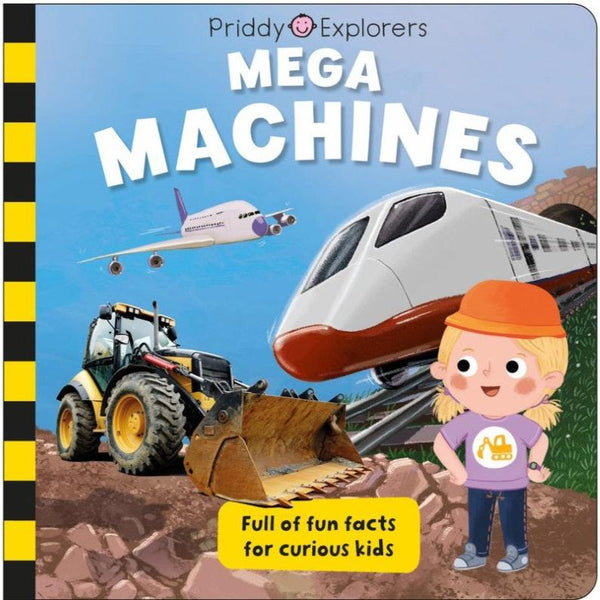 Piddy Explorers: Mega Machines Board Book-Pumpkin Pie Kids Canada