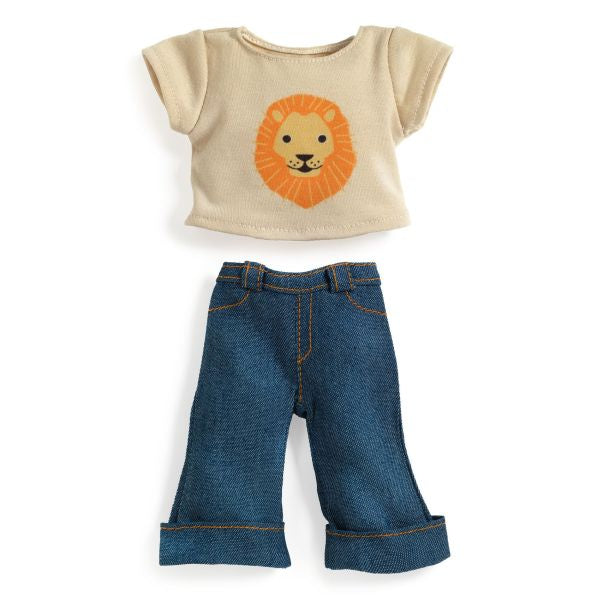 Pomea Clothing Set - Lovely Ivory-Pumpkin Pie Kids Canada