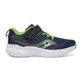 Saucony Kinvara 14 Sneaker - Navy/Green-Pumpkin Pie Kids Canada