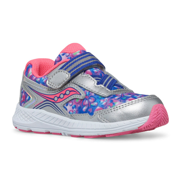 Saucony Ride 10 Sneaker - Silver Pink-Pumpkin Pie Kids Canada