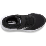 Saucony Wind 2.0 Sneaker - Black/White-Pumpkin Pie Kids Canada